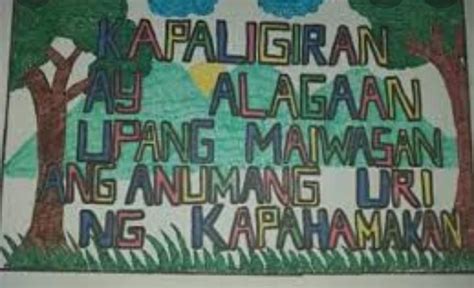 slogan sa kalikasan|Iba pa.